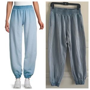 Eleven Paris blue elastic waist joggers sweats pants sweatpants 30361